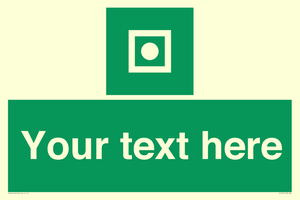 Custom sign safe condition Shipboard general alarm